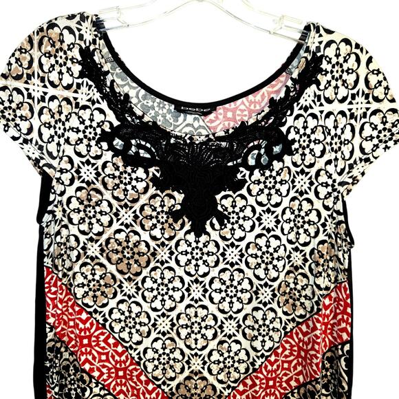 Be Be Small Hi Slits Women's Short Sleeve Maxi BOHO Sun Dress Miss Size 4 6 S - Picture 2 of 8